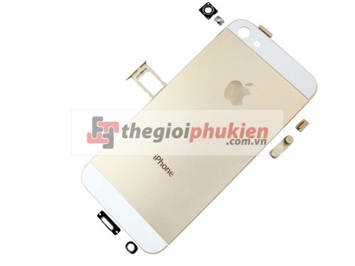Vỏ iPhone 5 gold champagne